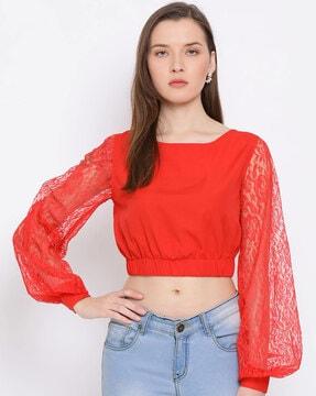 women slim fit top