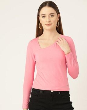 women slim fit top