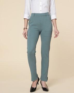 women slim fit trousers