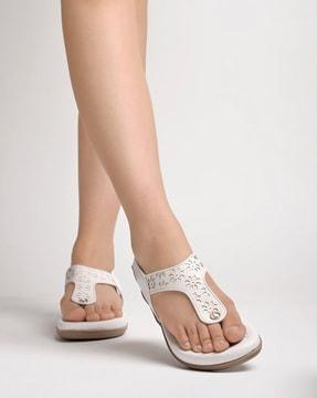 women sling-back flat sandals