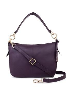 women sling bag with adjustable strap & zip closure