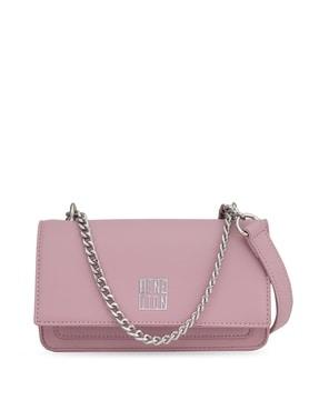 women sling bag with chain strap