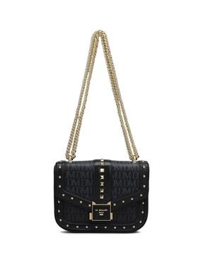 women sling bag with chain