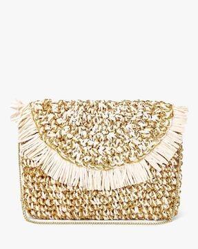 women sling-bag with fringes