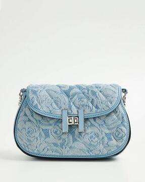 women sling bag with magnetic closure
