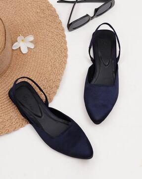 women slingback slip-on flat sandals