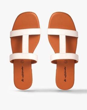 women slip-on flat sandals