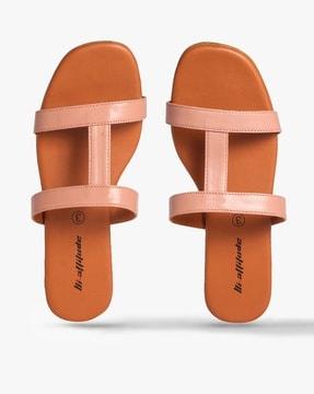 women slip-on flat sandals