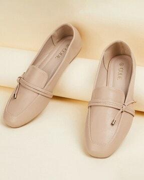 women slip-on mules with ghungroo drops