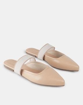 women slip-on regular fit flat sandals