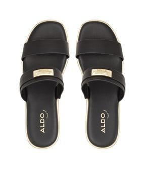 women slip-on regular fit flat sandals