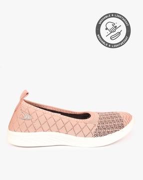 women slip-on shoes with perforations
