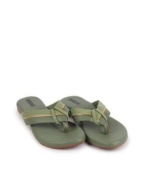 women slip-on t-strap sandals