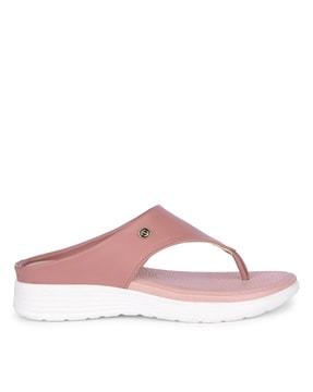 women slip-on thong-strap flip-flops