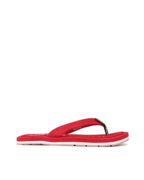 women slip-on thong strap sandals