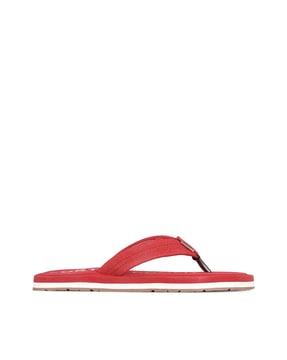 women slip-on thong strap sandals