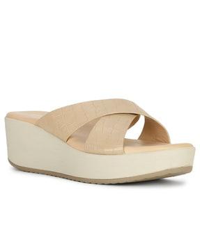 women slip-on wedges