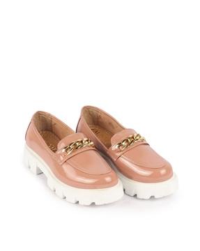 women slip-ons loafer with round toes