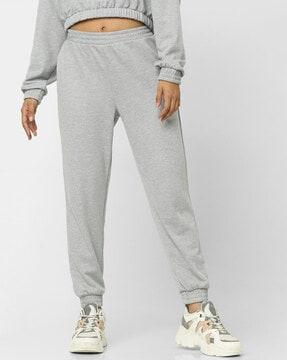 women solid joggers