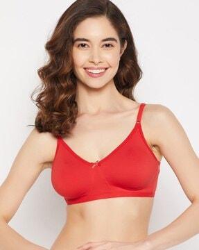 women solid non-padded full cup wirefree t-shirt bra