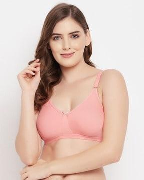 women solid non-padded full cup wirefree t-shirt bra