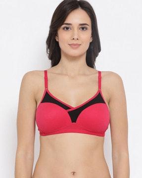 women solid non-padded full cup wirefree t-shirt bra