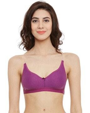 women solid non-padded full cup wirefree t-shirt bra