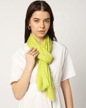 women solid scarf