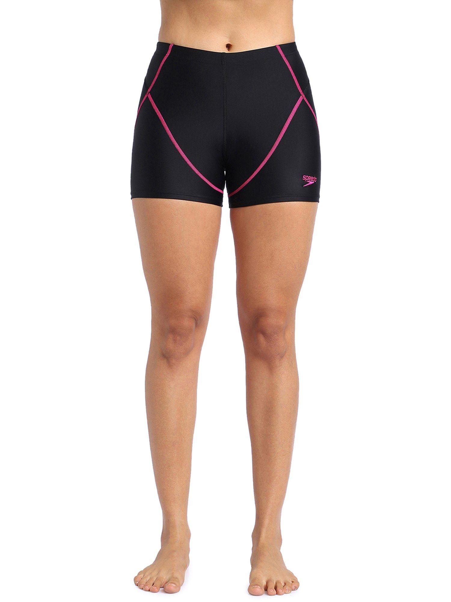 women sport short black & electric pink