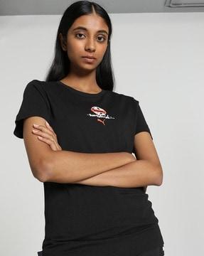 women sportswear by puma worldwide graphic t-shirt