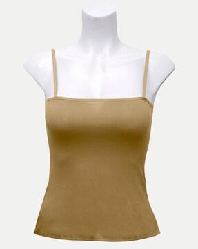 women square-neck camisole with adjustable strap