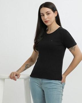 women ss crew-neck new fave core t-shirt