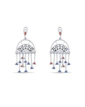 women sterling silver dangler earrings