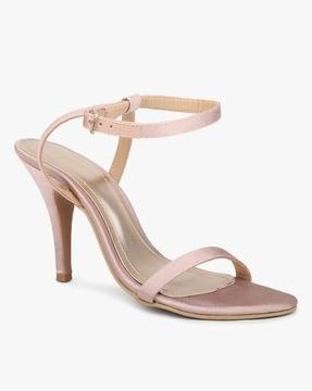 women stilettoes with ankle strap