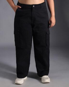 women straight fit cargo pants