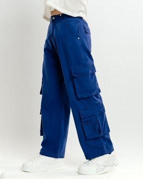 women straight fit cargo pants