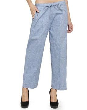 women straight fit cotton culottes