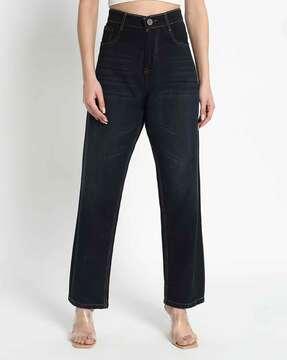 women straight fit jeans