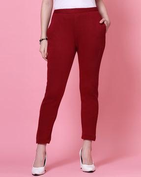 women straight fit pants