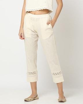 women straight fit pants