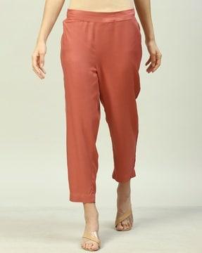 women straight fit pants