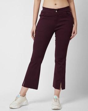 women straight fit pants