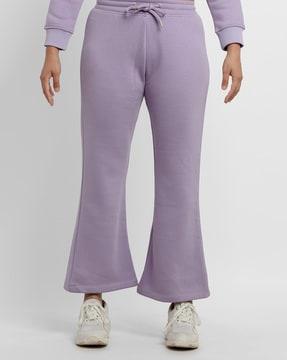 women straight fit track pants