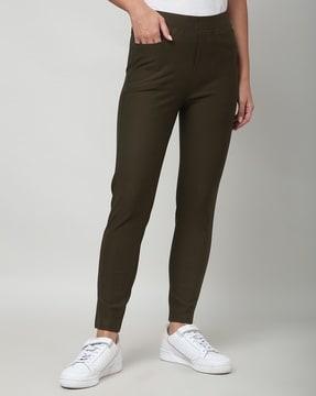 women straight fit track pants