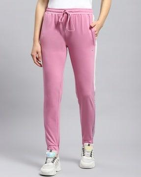 women straight fit track pants