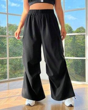 women straight fit track pants