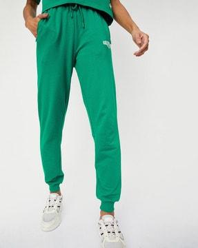 women straight joggers with drawstring waist