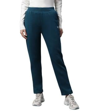 women straight track pants with elasticated waist
