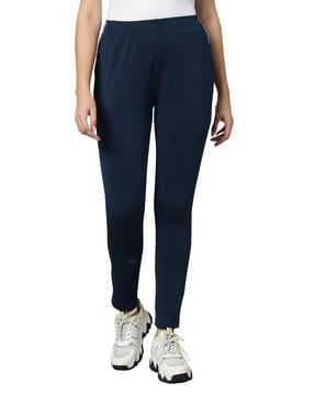 women straight track pants with elasticated waist