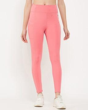 women straight track pants with insert pocket
